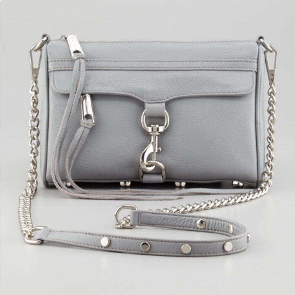 Rebecca Minkoff Mini Mac Crossbody Grey